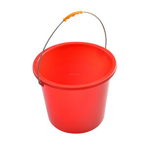 Heavy-Duty  Invincible Corrosive-Resistant Round Bucket 9L Plastic Cleaning Bucket Plastic Pail