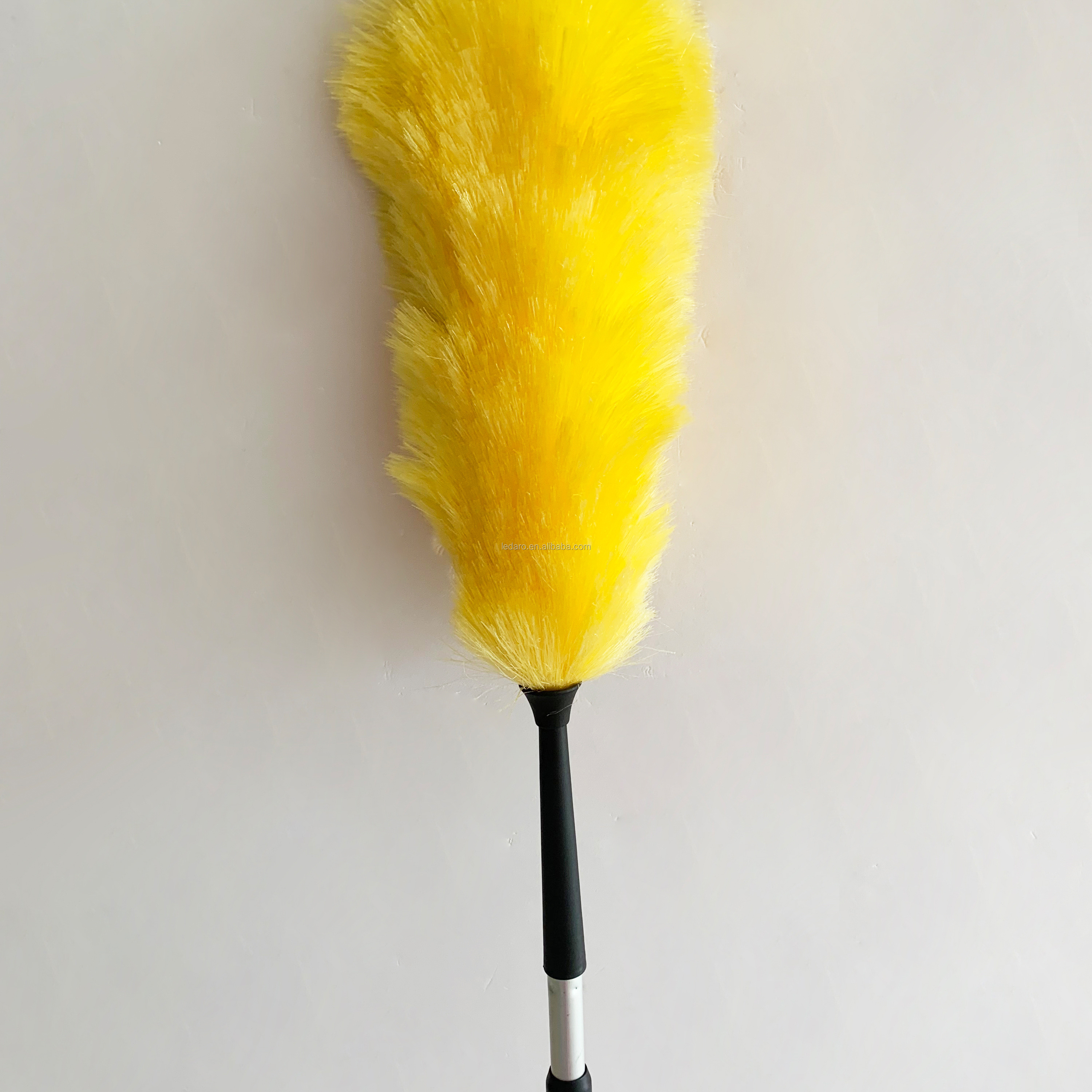 Durable Flexible Telescoping Handle Soft Scalable Microfiber Cleaning Cleaner Handle Feather Static Duster