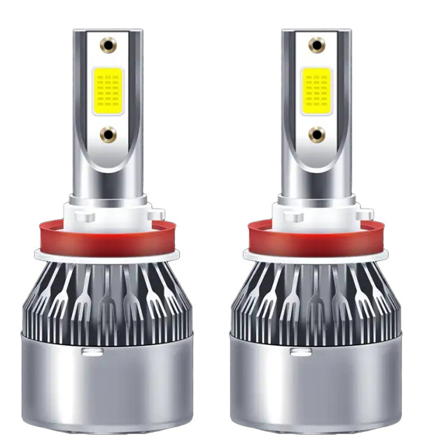 Super bright c6 h7 head light lamp car led light bulb h1 h3 h11 9005 9006 Headlamp fog light Auto car h4 led headlight