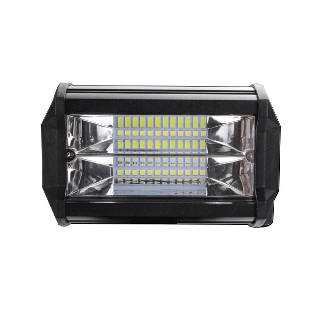 High Power Work Light Bar Truck Side Spotlight 24SMD 72W Super Bright Driving Light For Truck Tractor Off-road Auto Light System