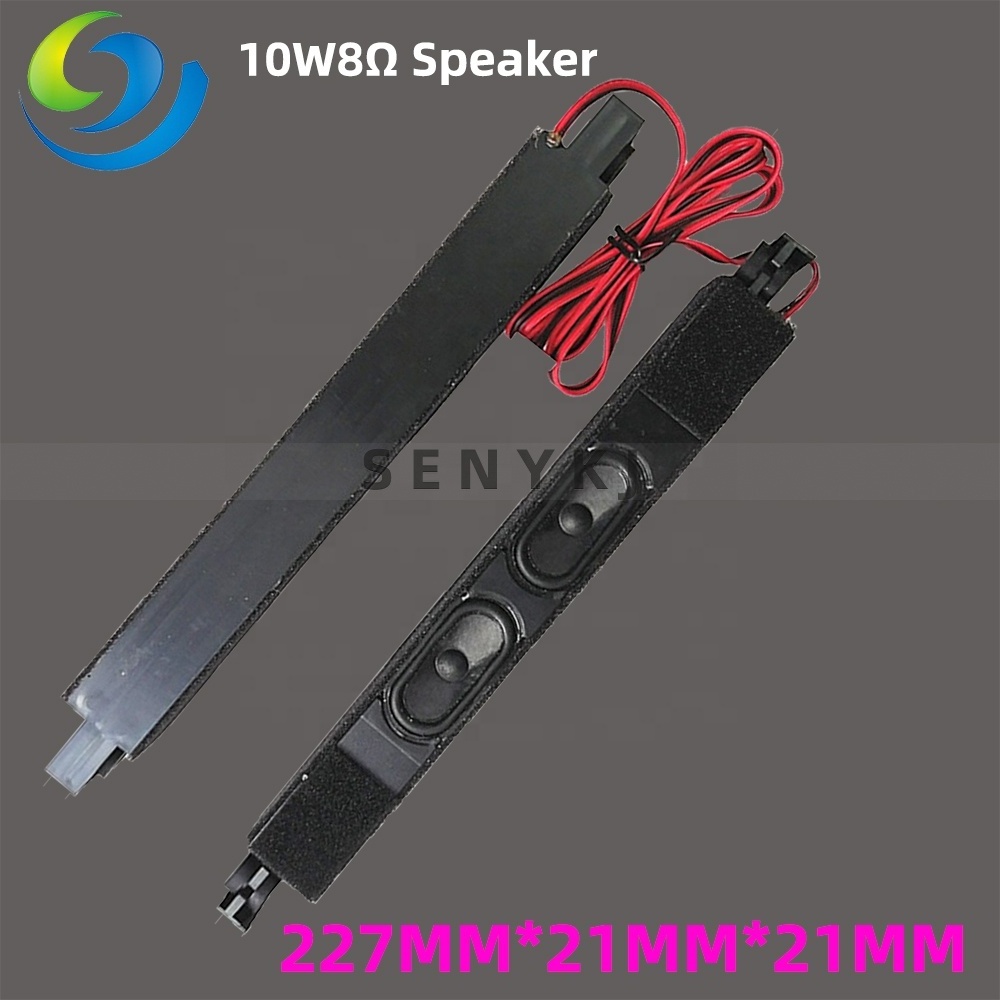 TV Speaker LCD TV built-in speaker model for Samsung Sony Skyworth Konka tv speakers 8ohms 10W 227mm*21mm*21mm