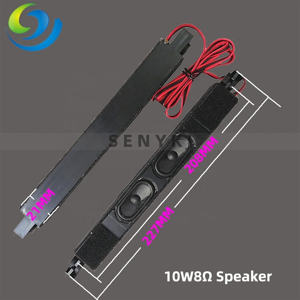 TV Speaker LCD TV built-in speaker model for Samsung Sony Skyworth Konka tv speakers 8ohms 10W 227mm*21mm*21mm