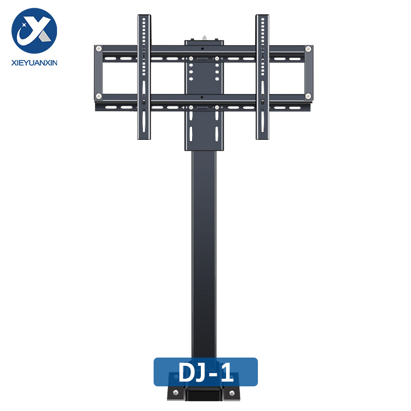 TV Hanger Bracket Remote Control Lift Smart Retractable Ceiling TV Hanger Electric 360 Degree Swivel