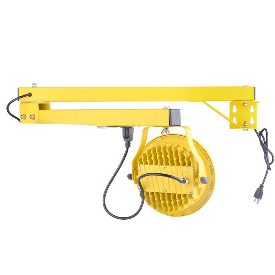 New Design Swing Arm Led Work Light 20W 30W 50W 60W Led Dock Lights For Warehouses Trailers Docks Lighting