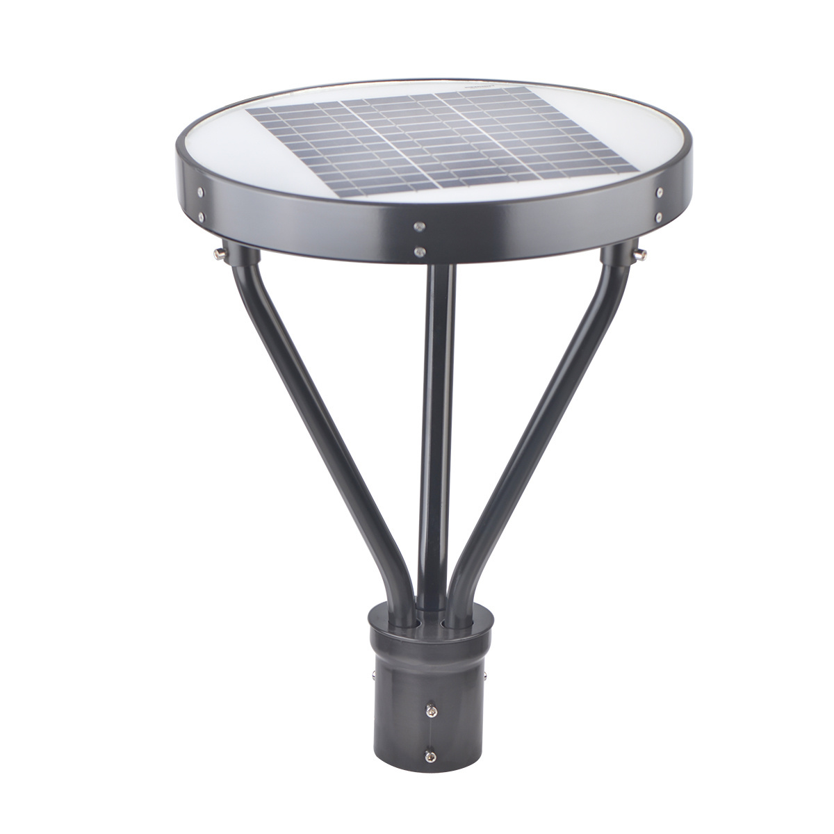 15W 20W 25W small power high quality led solar post top light outdoor IP65 rated garden light fixture with 25 watt