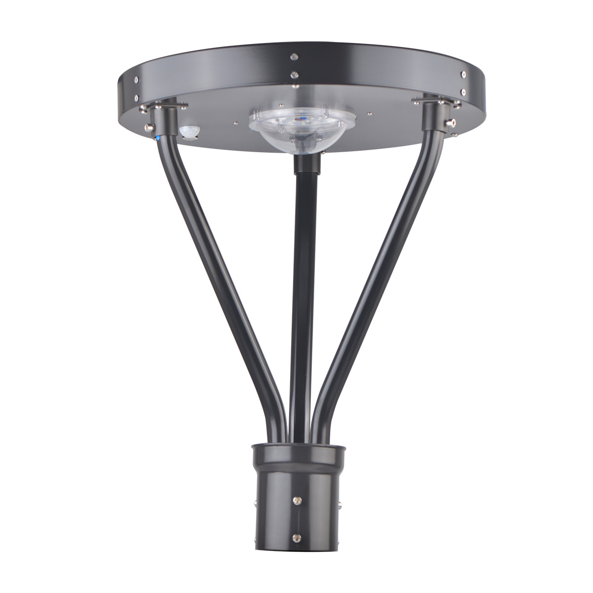 15W 20W 25W small power high quality led solar post top light outdoor IP65 rated garden light fixture with 25 watt