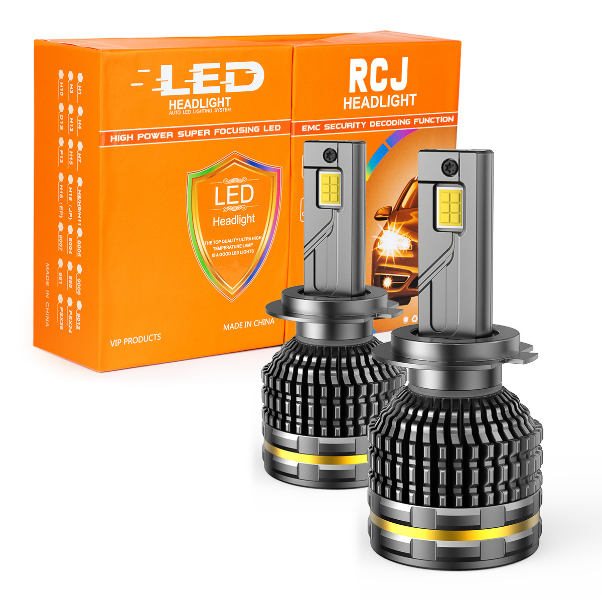 Auto Headlamps 160w 30000lm 5585 Csp 6500k H7 Led Lights H8 H11 Lamps 9005 Hb3 9006 Hb4 9012 Hir2 Car Headlight Bulbs