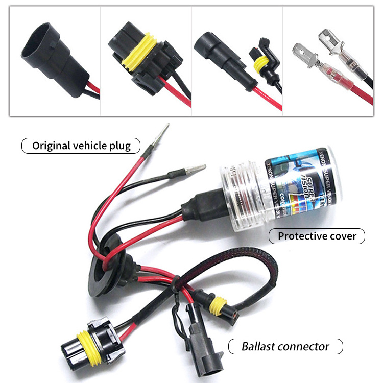 BKE Car Xenon Light 12V 35W HID Lights for Auto H1 H4 H7 H11 Fast Start Ballast Crystal HID Xenon Kit HID Car Lights