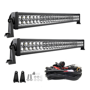 BKE LED Light Bars OEM Off Road LED Lights 6D Car LED Bar Light Double Row Barras LED For Truck LED Bar Lights