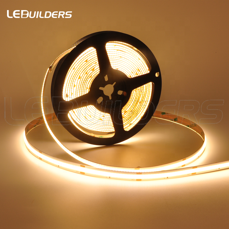 5M Glow LED Light 480LEDs/M 12V Kitchen, Living Room Dotless COB LED Strip Light