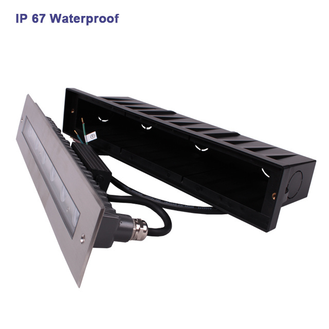 Rectangle Recessed IP67 Linear Inground LED Light For Outdoor Step Light Underground Light 18W 24V