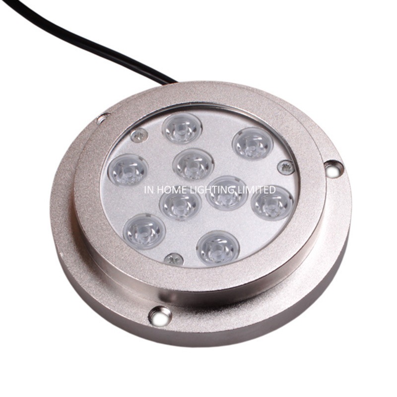 27W High Power Surface Mount Marine Light IP68 Underwater LED Boat Light 12V LED Boat Light