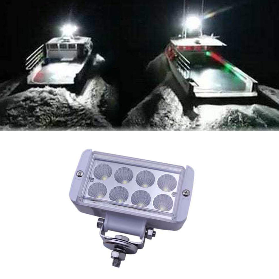 14W Auto Car Offroad LED Work Light  12V 24V Marine Spreader Light   for Truck Tractor Boat Spot Beam