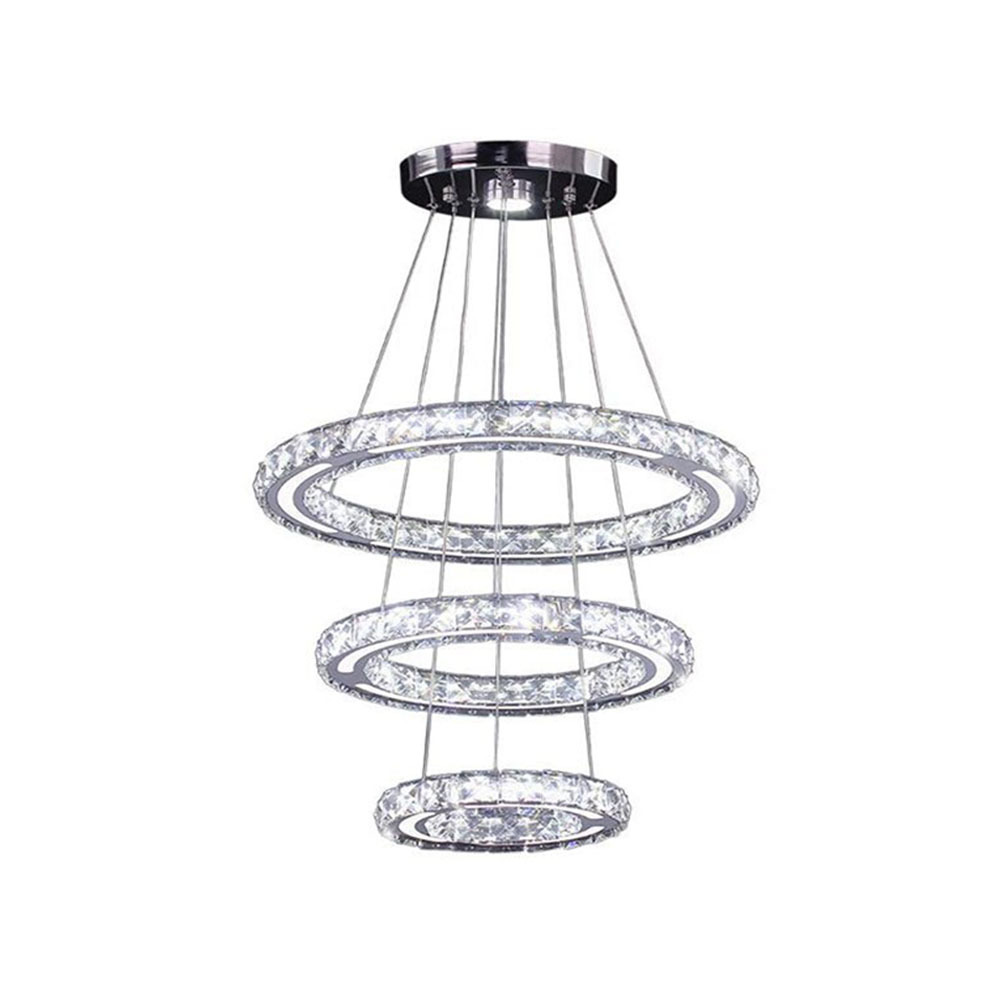 Hight adjustable crystal lamps home decor modern chandeliers ceiling lights