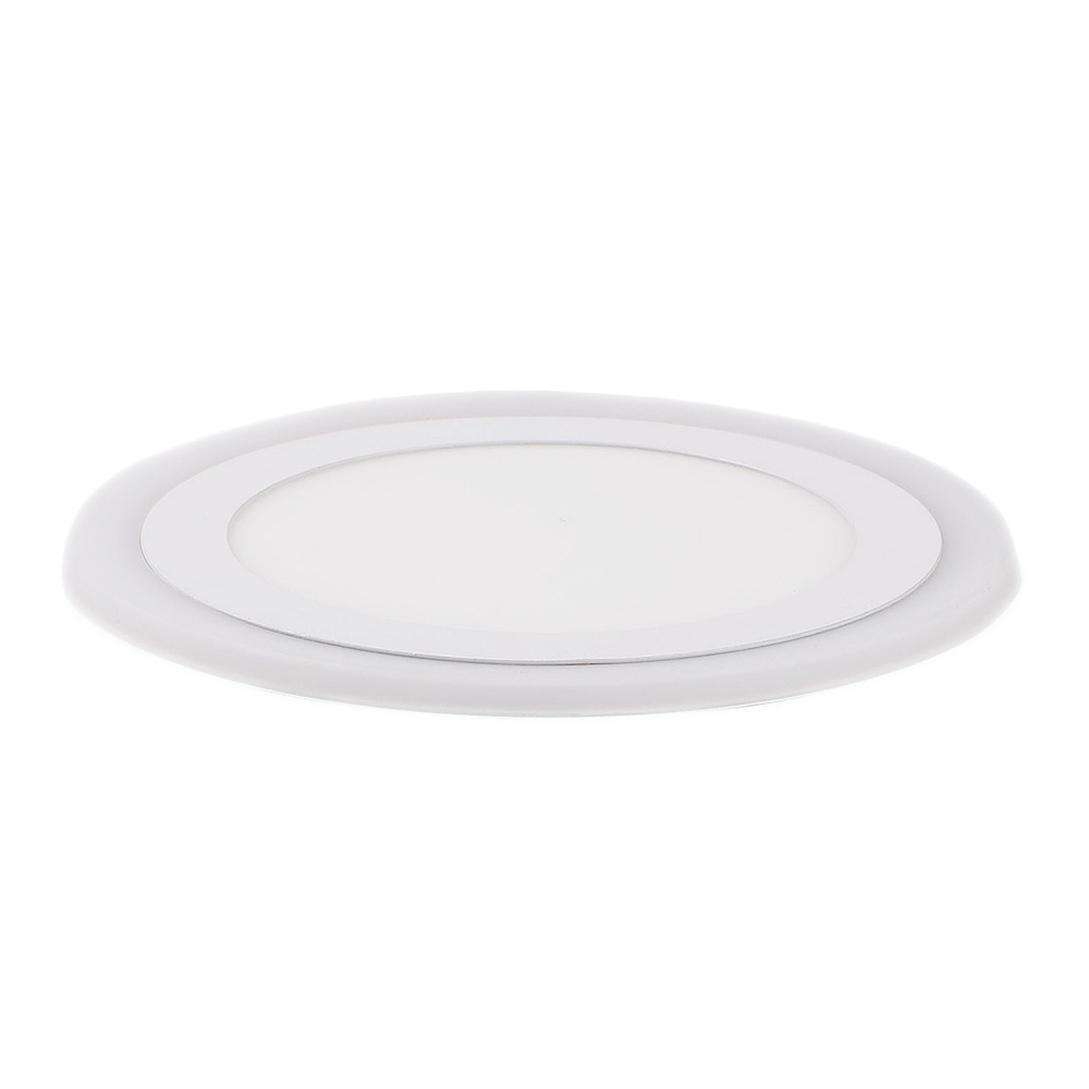 Lighting fixtures modern simple recessed small LED slim round flat panel light