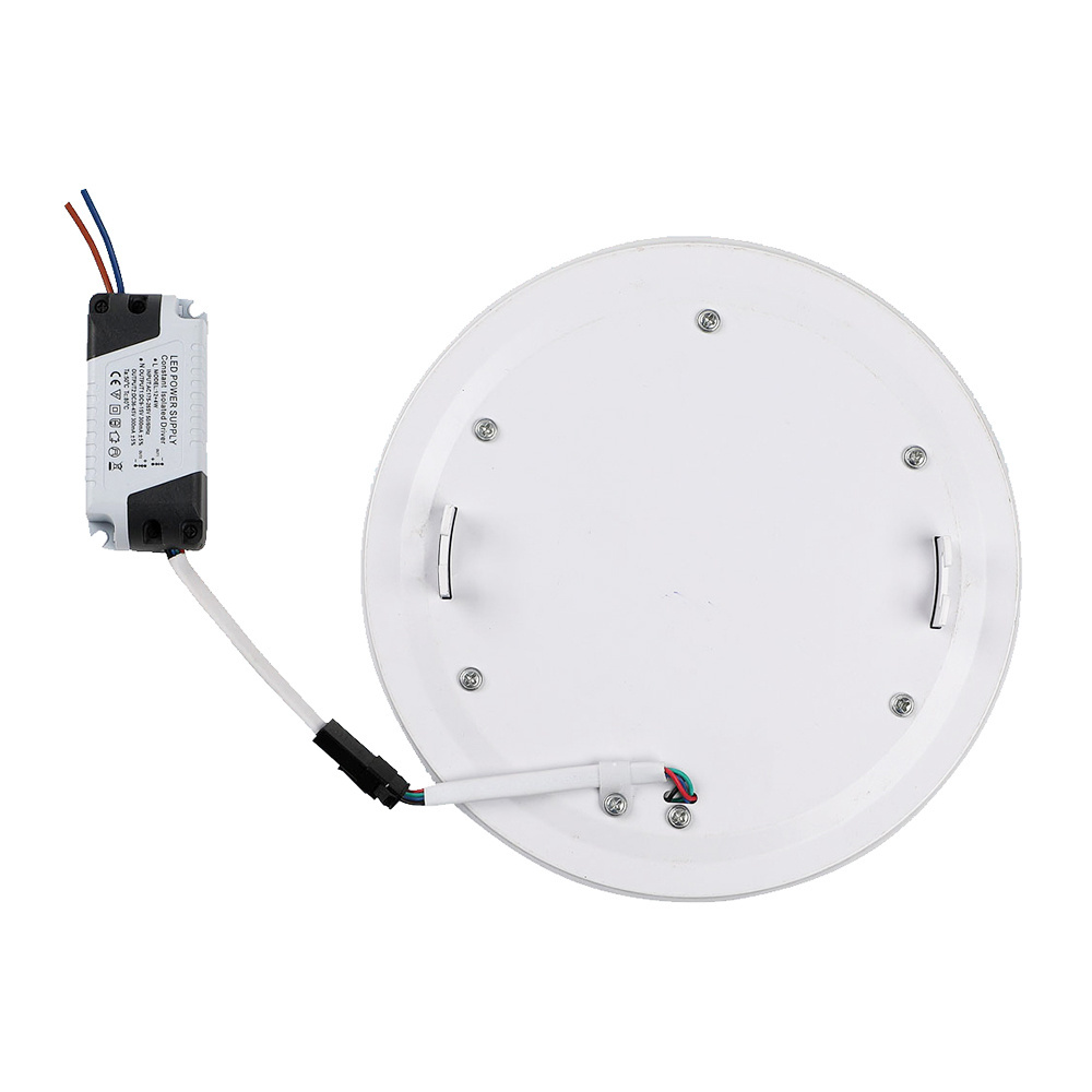 Lighting fixtures modern simple recessed small LED slim round flat panel light