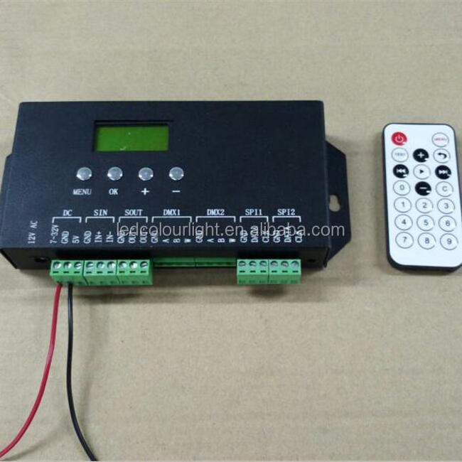 dmx 512 rgb sd card led controller