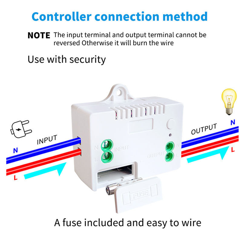 LEDEAST QX301FSU Wireless Wall Switches No Battery Required Kinetic Energy Self-Powered Waterproof  RF433 Light Switch