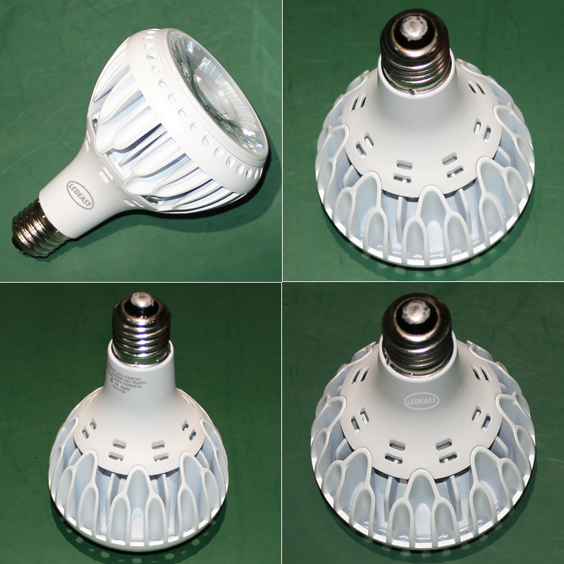 LEDEAST XA21-30 PAR30 LED Bulb 30W E27 Lamp Holder Die-casting Aluminium white Par Lamp Spot Light