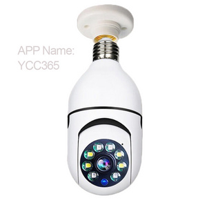 Hot Item B14 Wireless Camera Light Bulb Shape 1080P Two-way Audio Smart WiFi CCTV Hidden Camera With Motion Detection