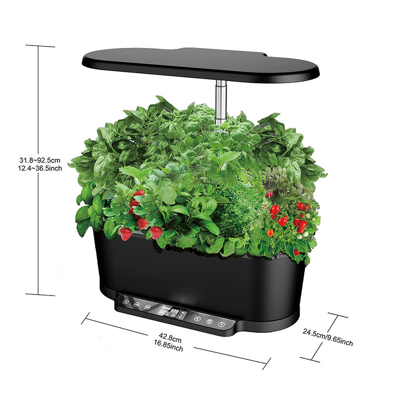 LEDEAST IGS-36 Hydroponic Smart Plant Pot Indoor Herb Garden Kit Led Grow Light Indoor Plant Gardening Indoors with Soil