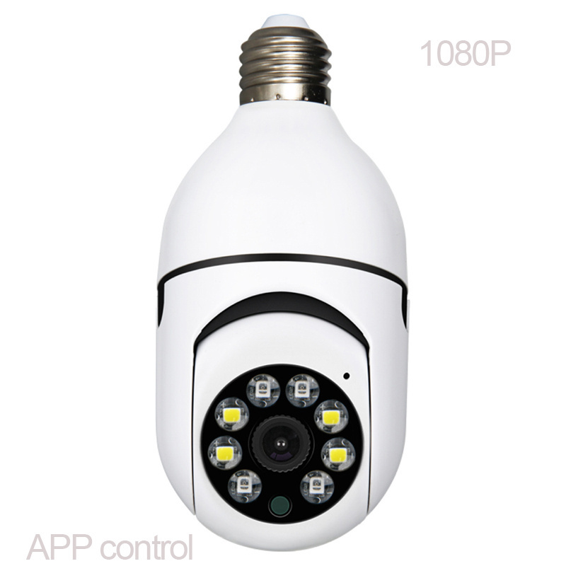 Hot Item B14 Wireless Camera Light Bulb Shape 1080P Two-way Audio Smart WiFi CCTV Hidden Camera With Motion Detection