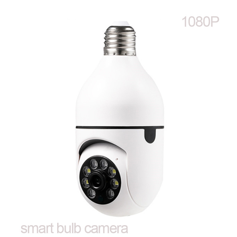 Hot Item B14 Wireless Camera Light Bulb Shape 1080P Two-way Audio Smart WiFi CCTV Hidden Camera With Motion Detection