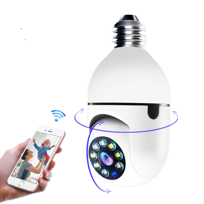 Hot Item B14 Wireless Camera Light Bulb Shape 1080P Two-way Audio Smart WiFi CCTV Hidden Camera With Motion Detection