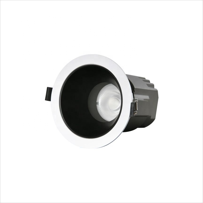 High quality aluminum LED downlight 12W-120W Cob Intelligent adjustable Angle anti-glare spotlight Durable and easy to replace