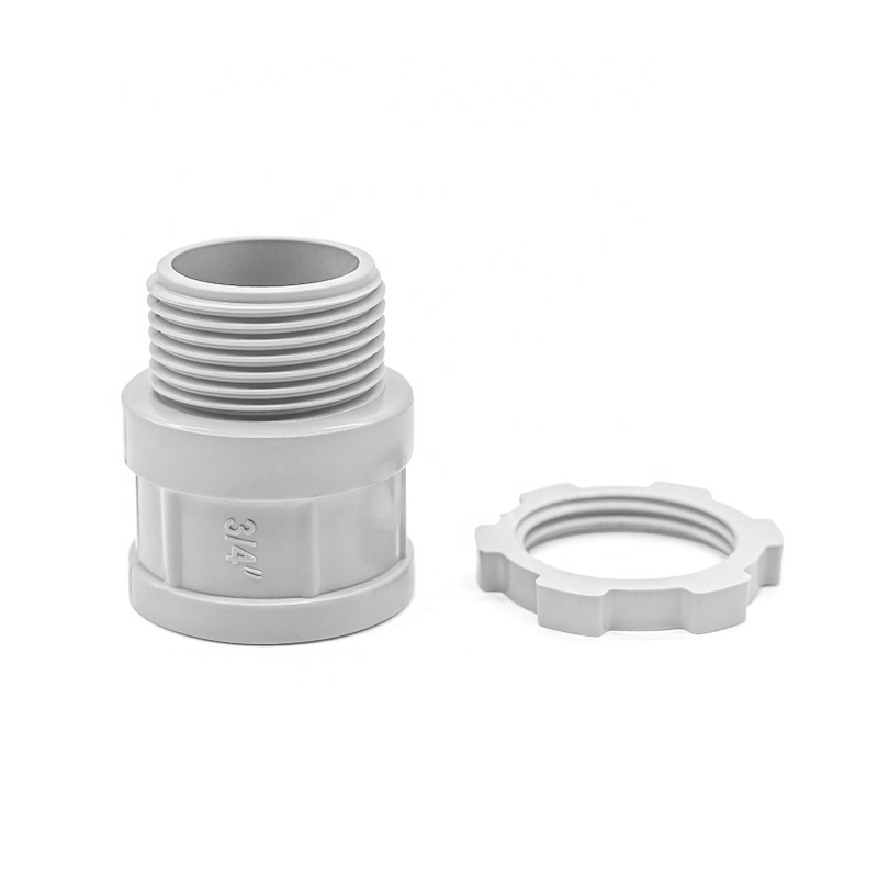 HH-PSA Schedule 40 PVC Conduit Terminal Male Adapter Manufacturer-LeDES for UL651 Certified Electrical Conduits & Fittings