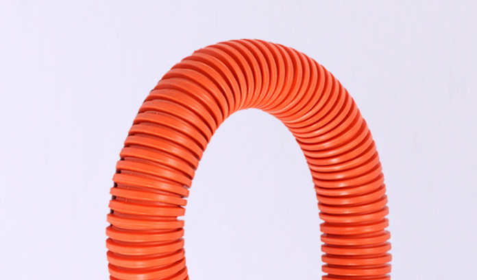 HDPE Plastic UV Resistant Electrical Flexible Orange  Corrugated Conduit With OEM Factory Direct Shipping