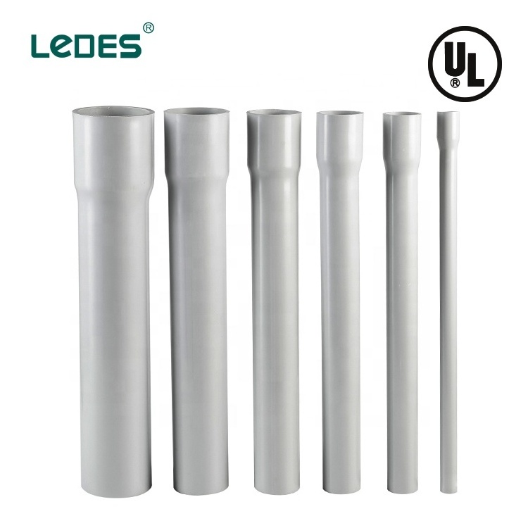 High Quality Outdoor Underground Large Diameter Electrical PVC Conduit Pipe For Conduit Wiring