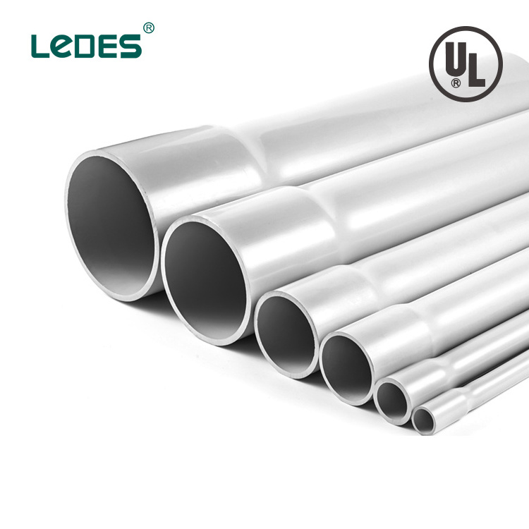 UL651  Listed Schedule 40 Schedule 80 PVC  Electrical Conduit Pipe