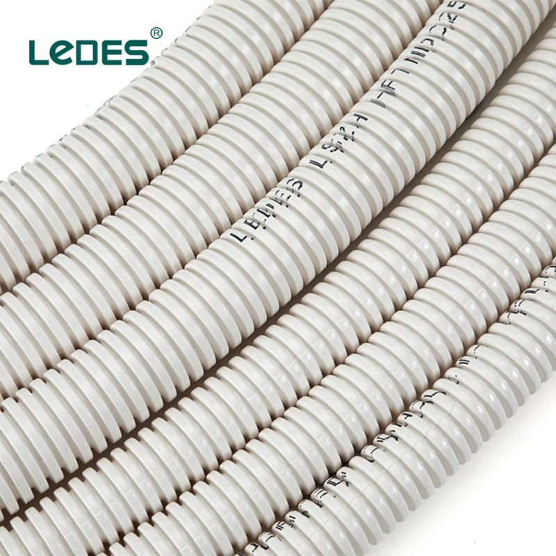 LeDES 25 mm HD Electrical  Solar  Flexible Corrugated PVC Conduit AS/NZS 2053 Extremely UV Resistant