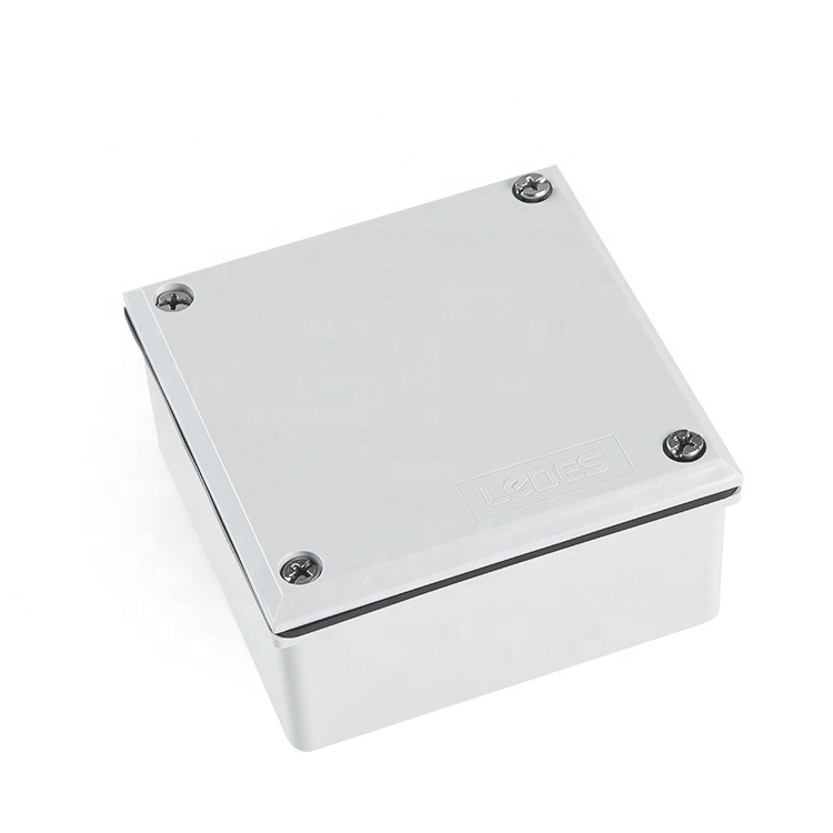 Ledes Australian Standard PVC Electrical Switch Box Conduit Junction Box IP65 Distribution Box Adaptable Waterproof