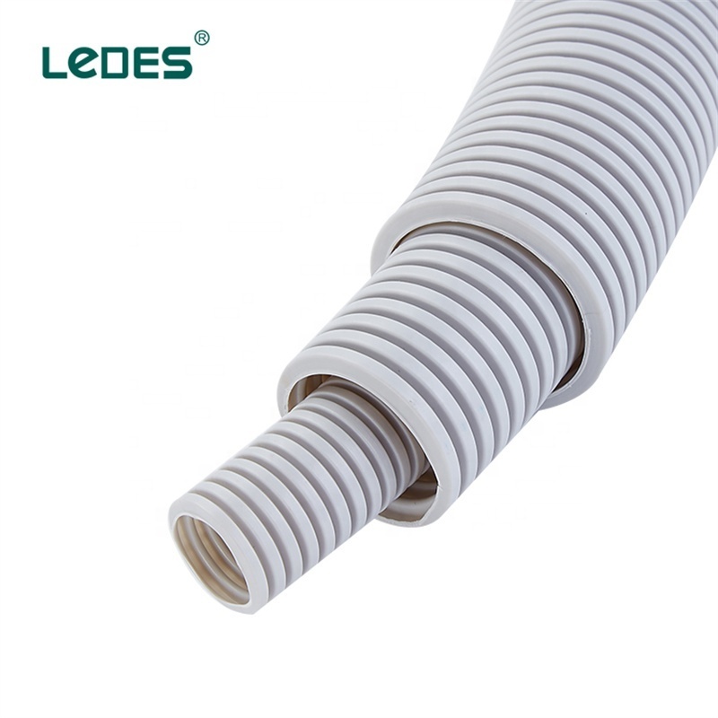 LeDES 25 mm HD Electrical  Solar  Flexible Corrugated PVC Conduit AS/NZS 2053 Extremely UV Resistant