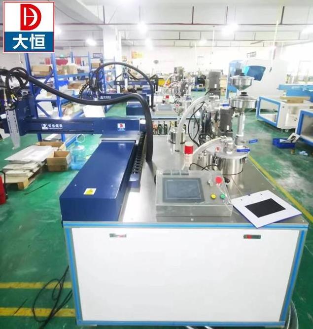 Green New Energy Battery AB Glue Semi Automatic Dispensing Machine With Glue Dispensing Valve For Precise Dispensing Machine