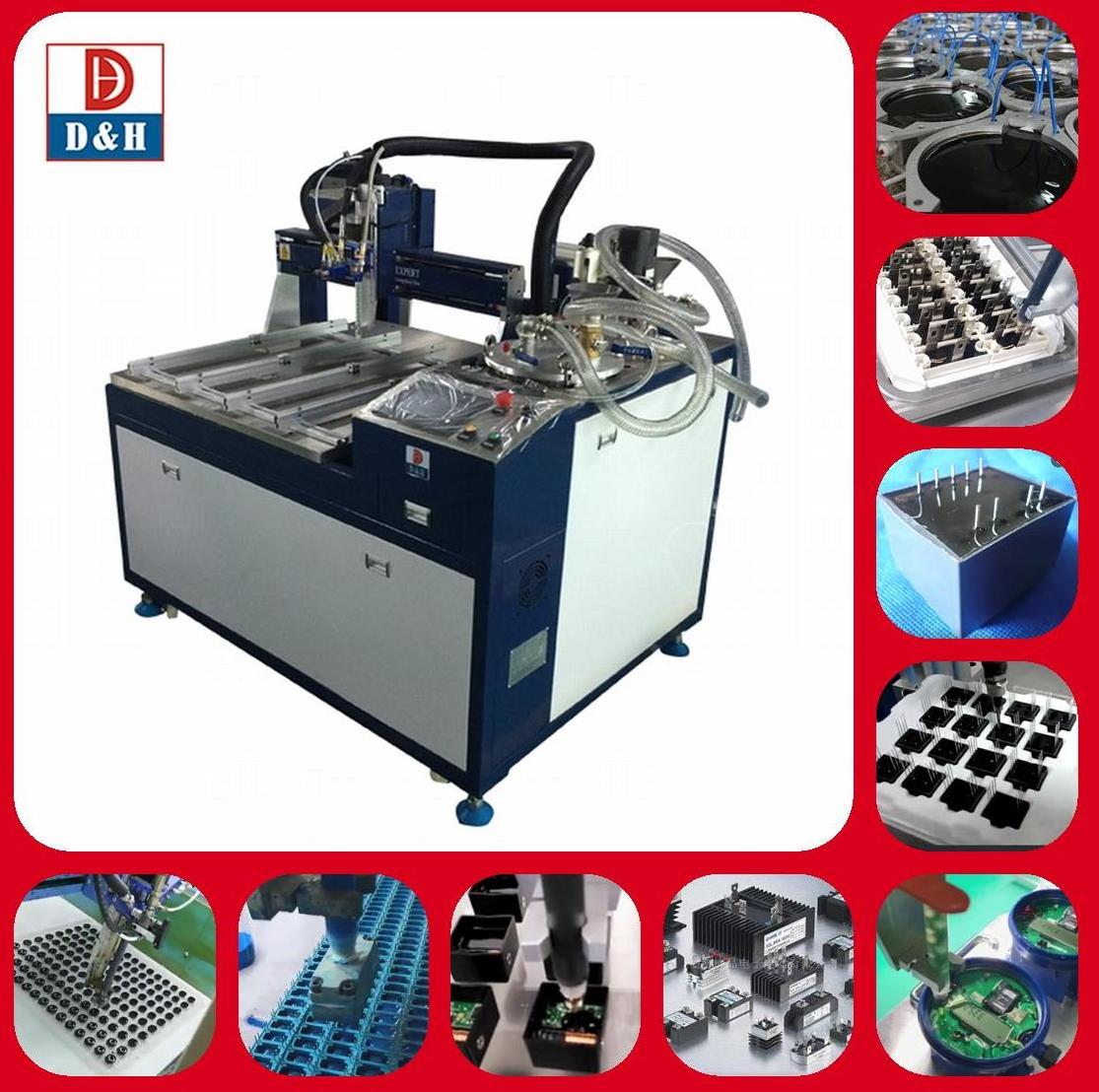 Glue application machine  adhesive dispensing applicator  industrial glue dispenser