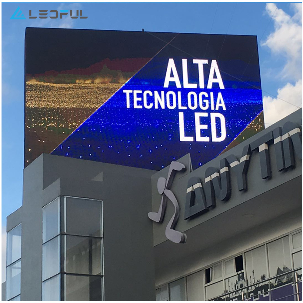 P10 Easy Installation LED Screens Commercial Advertising Bill Boarding P10 SMD Outdoor LED Display