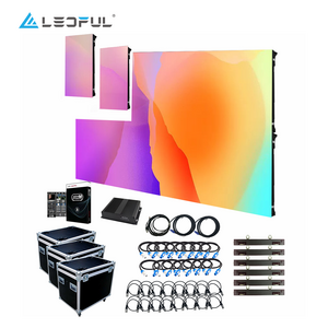 Turnkey 500X500 500X1000MM HD Indoor Outdoor Giant Events Complete System HD P3.91 Rental Stage LED Video Wall