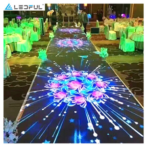 Led Floor Panels 3D Colorful Interactive Video Dance LEd Stage Floor