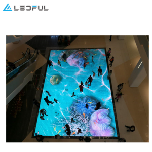 China New Wedding Party Stage Interactive LED color 3d Dance Floor Standing LED Display Screen Panels