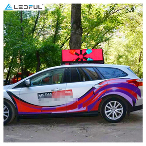 P2.5 P3.33 P5 Outdoor Waterproof Programmable Message Sign Board Advertising Taxi Roof LED Screen For Cars