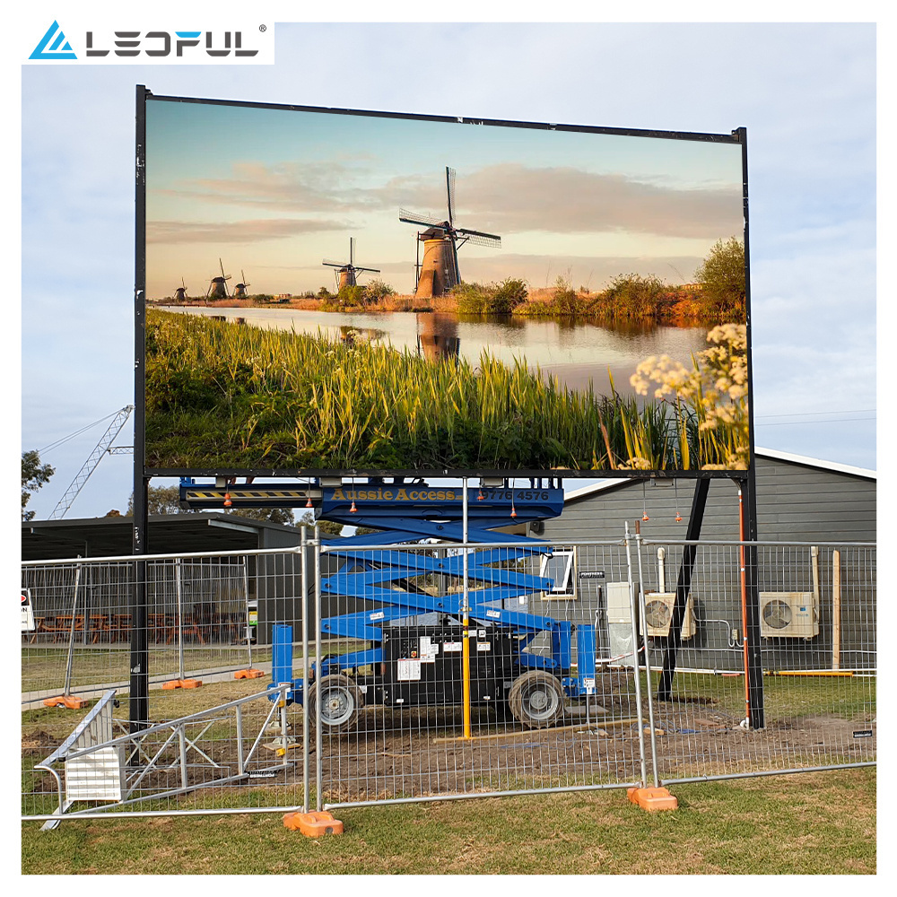 LED Outdoor Advertising Displays Moving Sign Video Wall Panel For Bus/Gas Station