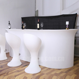 Cool Luminous Commercial Bar Counters Furniture Juice Bar Counter For Sale