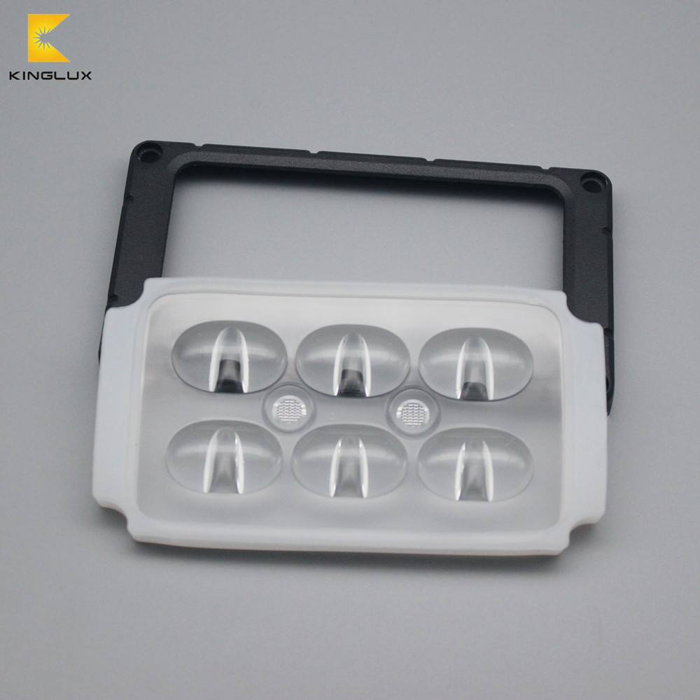 Customized chip 3535 3030 5050 7070 SMD LED PCB glass optic lens array 30W 40W 50W Led street Light Module