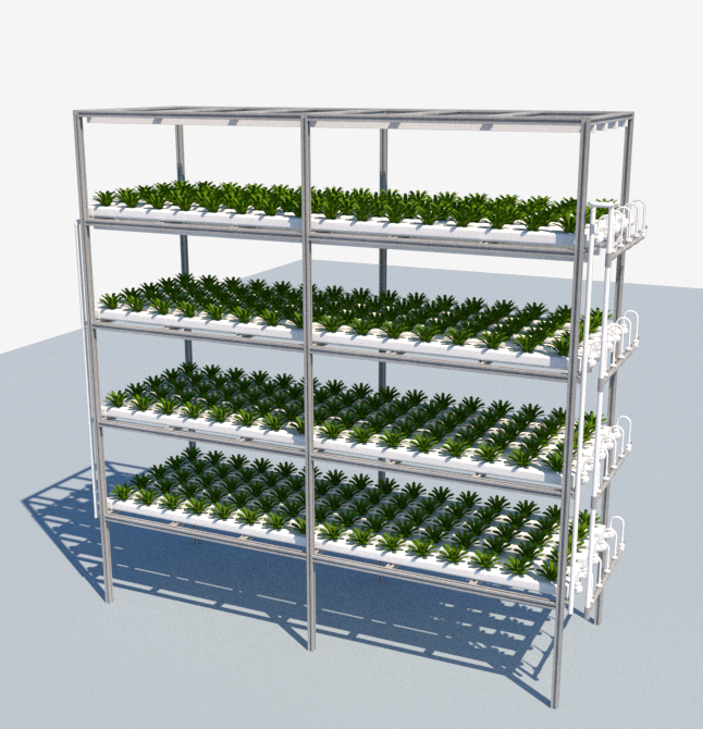 Aeroponics Grow NFT Systems Aeroponic Hydroponic Garden Greenhouse Growing System for Tomatoes, Herbs, Fodder