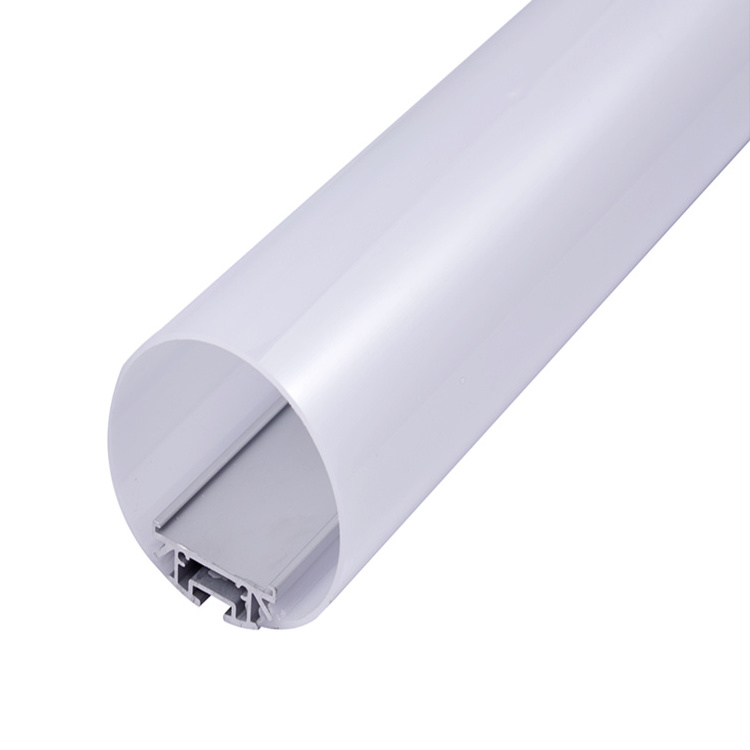 4 inches tube for pendent light round shape suspended  tube led aluminum profile