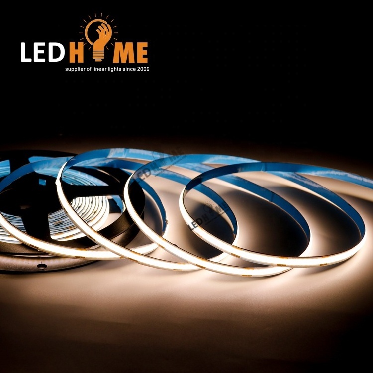 Super Bright Dimmable 12V 24V 2700K 5M COB Flexible Led Strip Lights