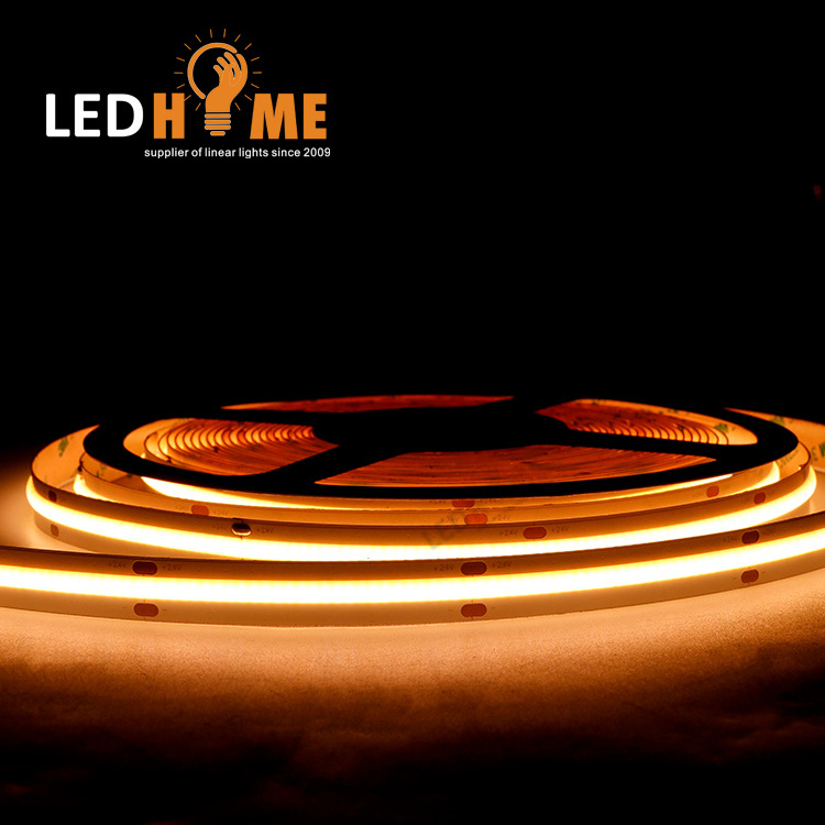 Hot sell COB LED Light Strip 24V 10MM width 320 480Chips COB Light Strip for outdoor lighting